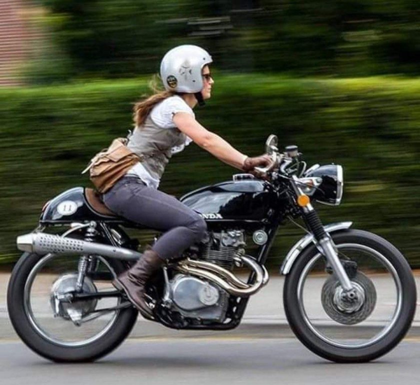 Легкий мотоцикл для девушки