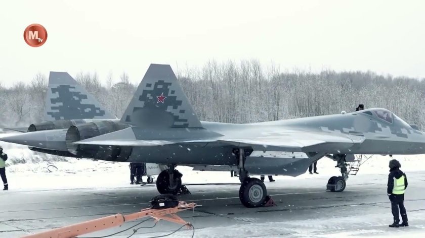 Су-57 реактивный самолёт