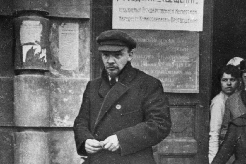 Владимир Ильич Ленин и Надежда Крупская