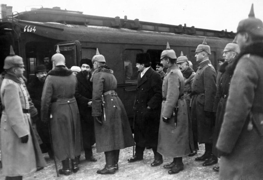 Советская делегация в Брест-Литовске 1918