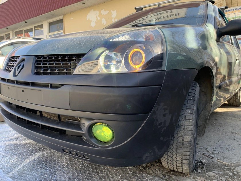 Рено Симбол туманки штатные