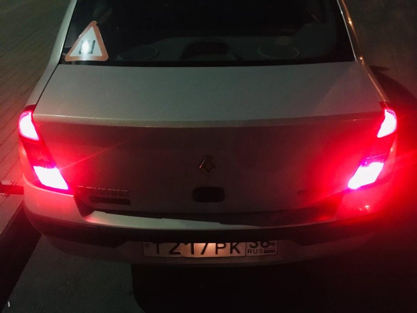 Renault symbol задние ПТФ