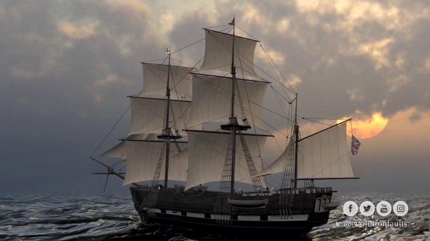 Чарльз Дарвин корабль Бигль