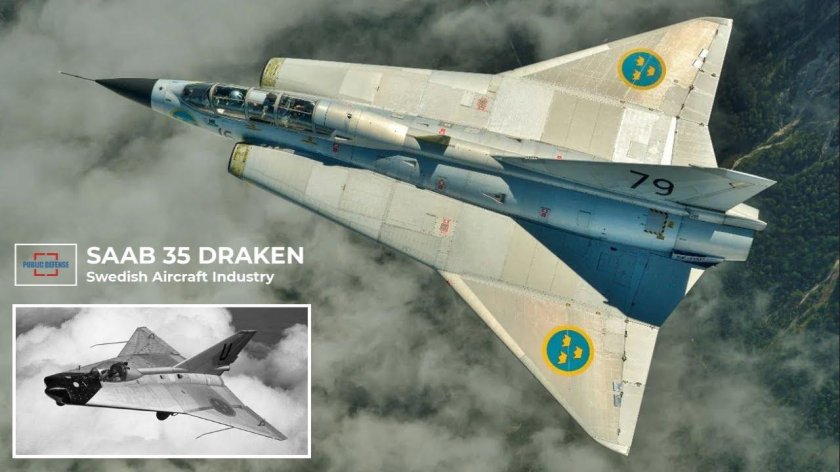 Saab j-35 "Draken", истребитель