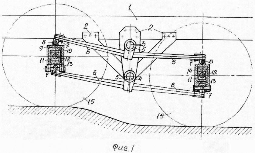 Балансирная подвеска прицеп МАЗ чертеж