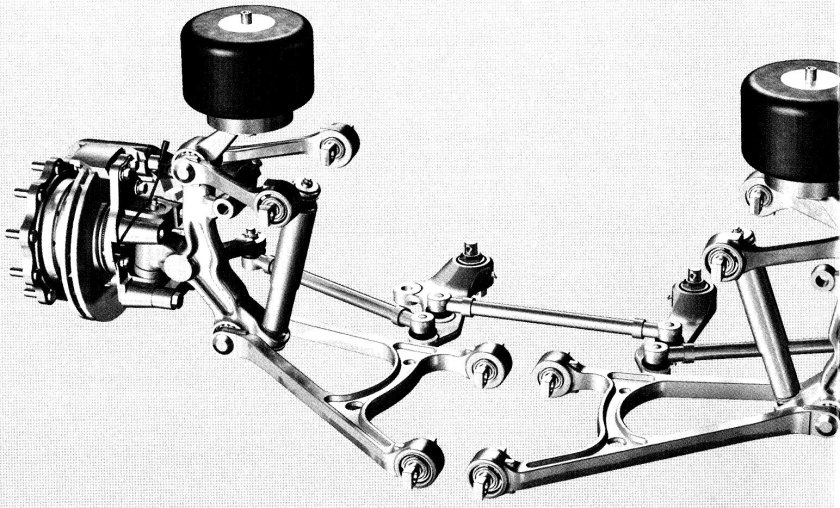 Независимая передняя подвеска тягача Вольво