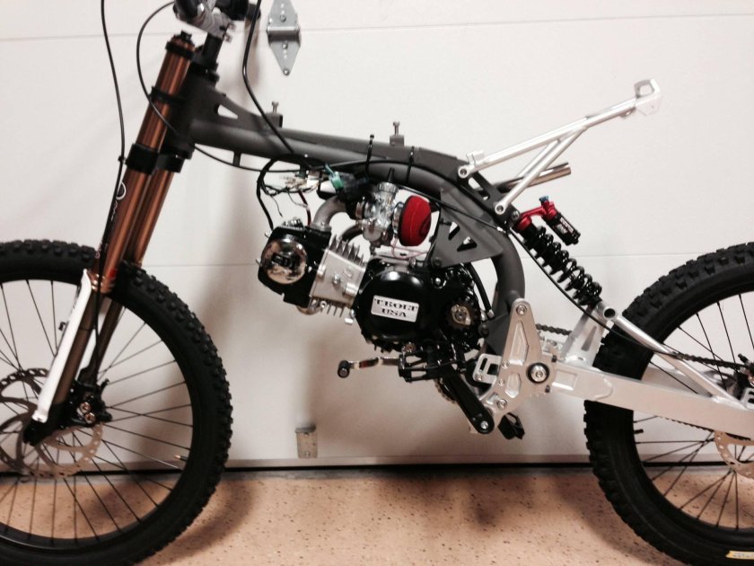 Бмх с мотором 125