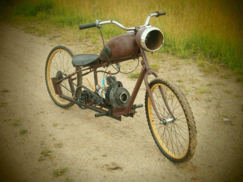 Мопед из пилы Урал