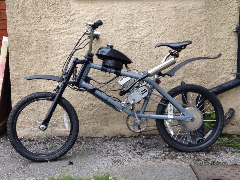 BMX С мотором f80