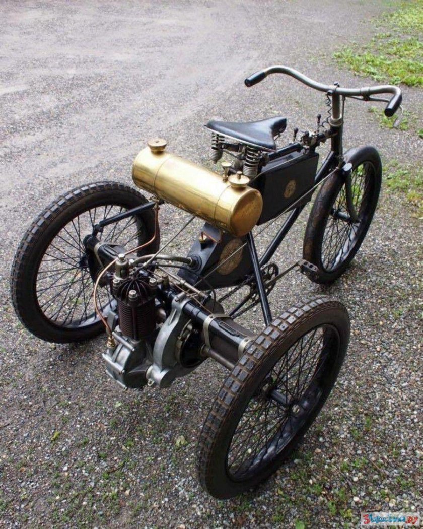 Трехколесный велосипед с мотором