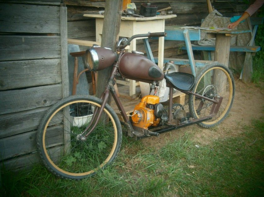 Мопед из бензопилы Урал 2 электрон