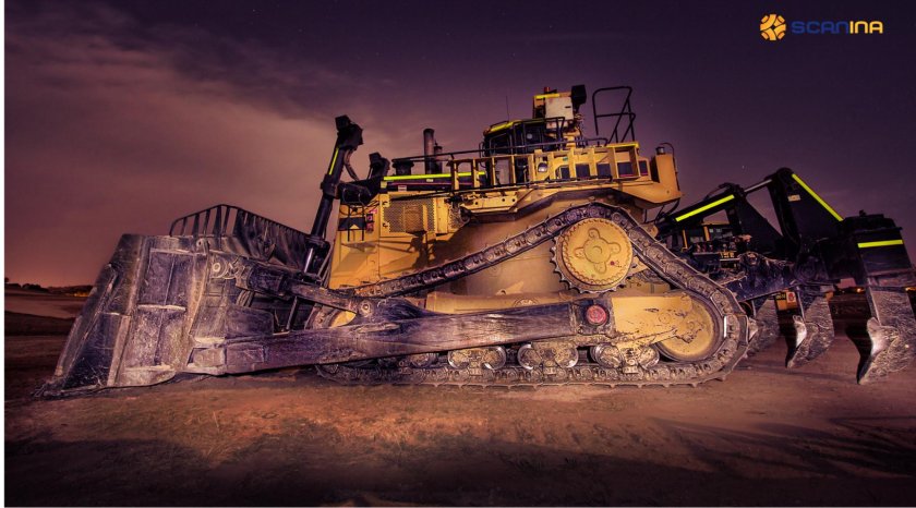 Катерпиллер большой бульдозер