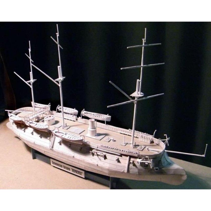 Бумажная модель броненосной батареи "первенец"