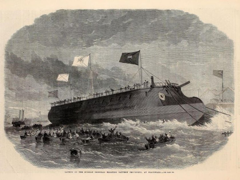 Первенец Броненосная плавучая батарея