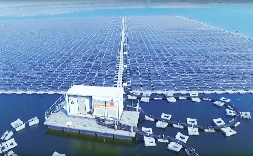 Китай плавучая Солнечная станция