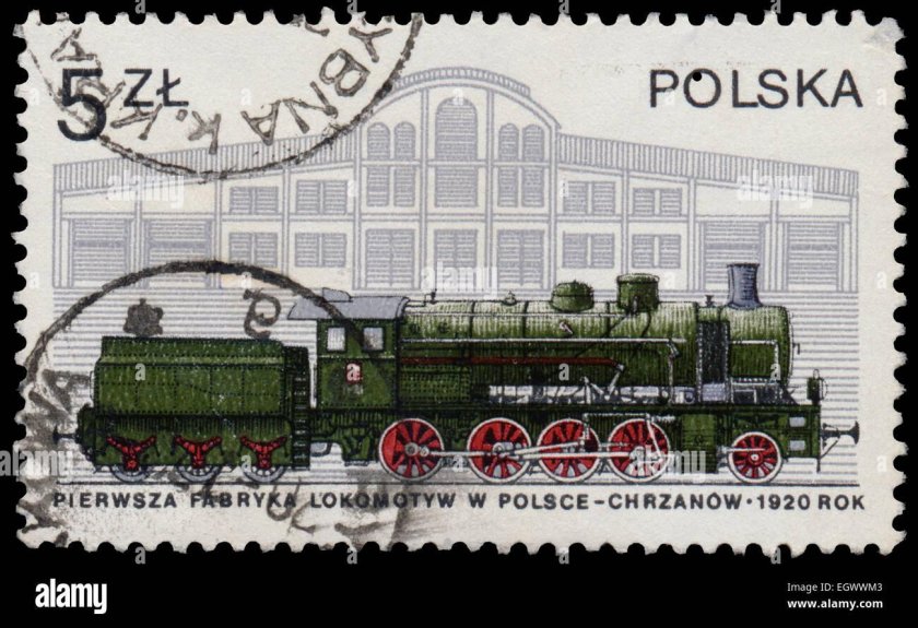 Польша марки локомотивы