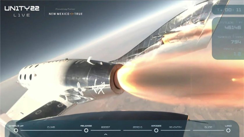 Суборбитальный полет Virgin Galactic