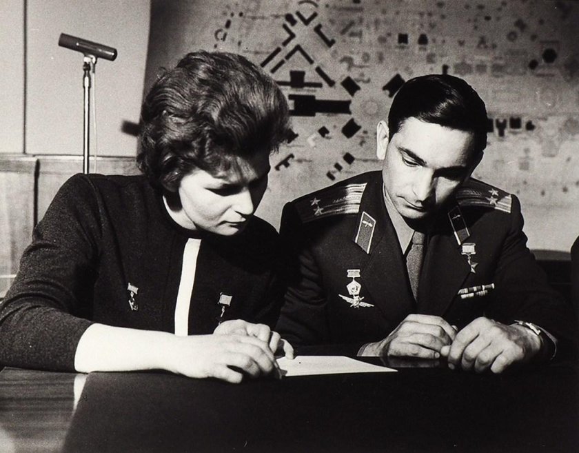 Валерий Быковский и Валентина Терешкова