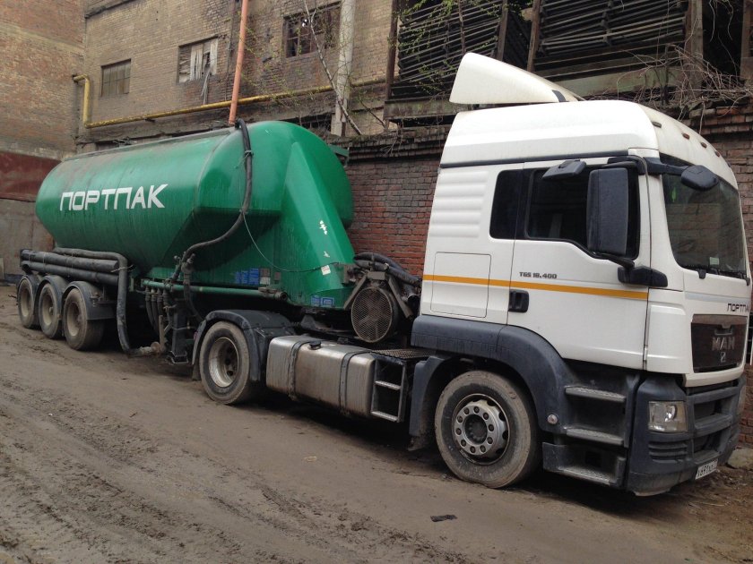 Man TGA цементовоз