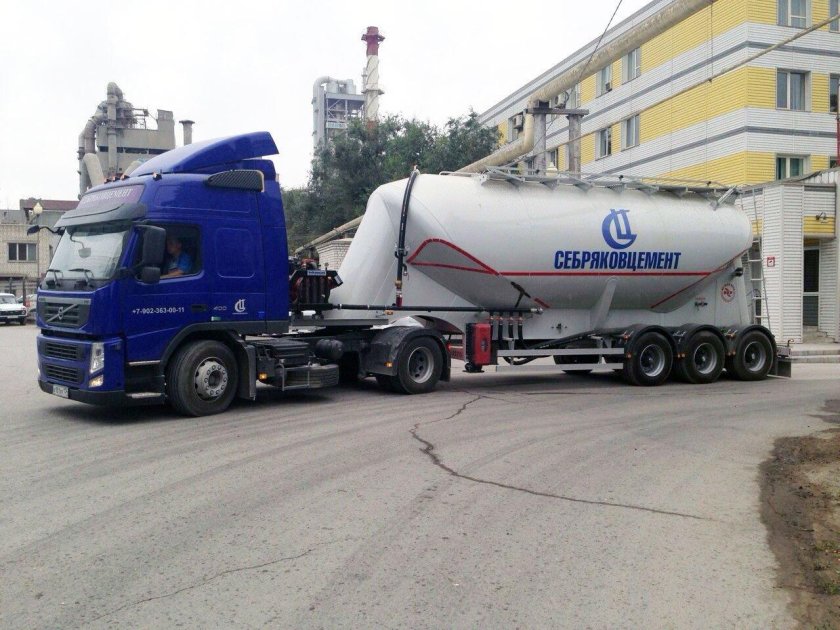 Volvo fh12 цементовоз