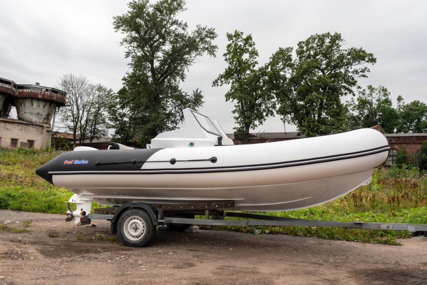 Лодка РМ 550.2 Rib с алюминиевым корпусом двухконсольный