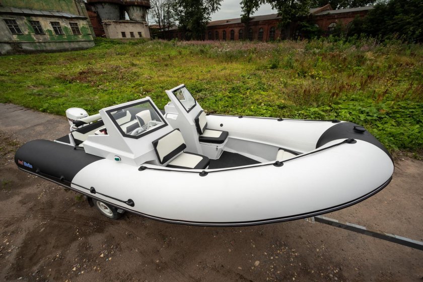 Лодка РМ 550.2 Rib с алюминиевым корпусом двухконсольный