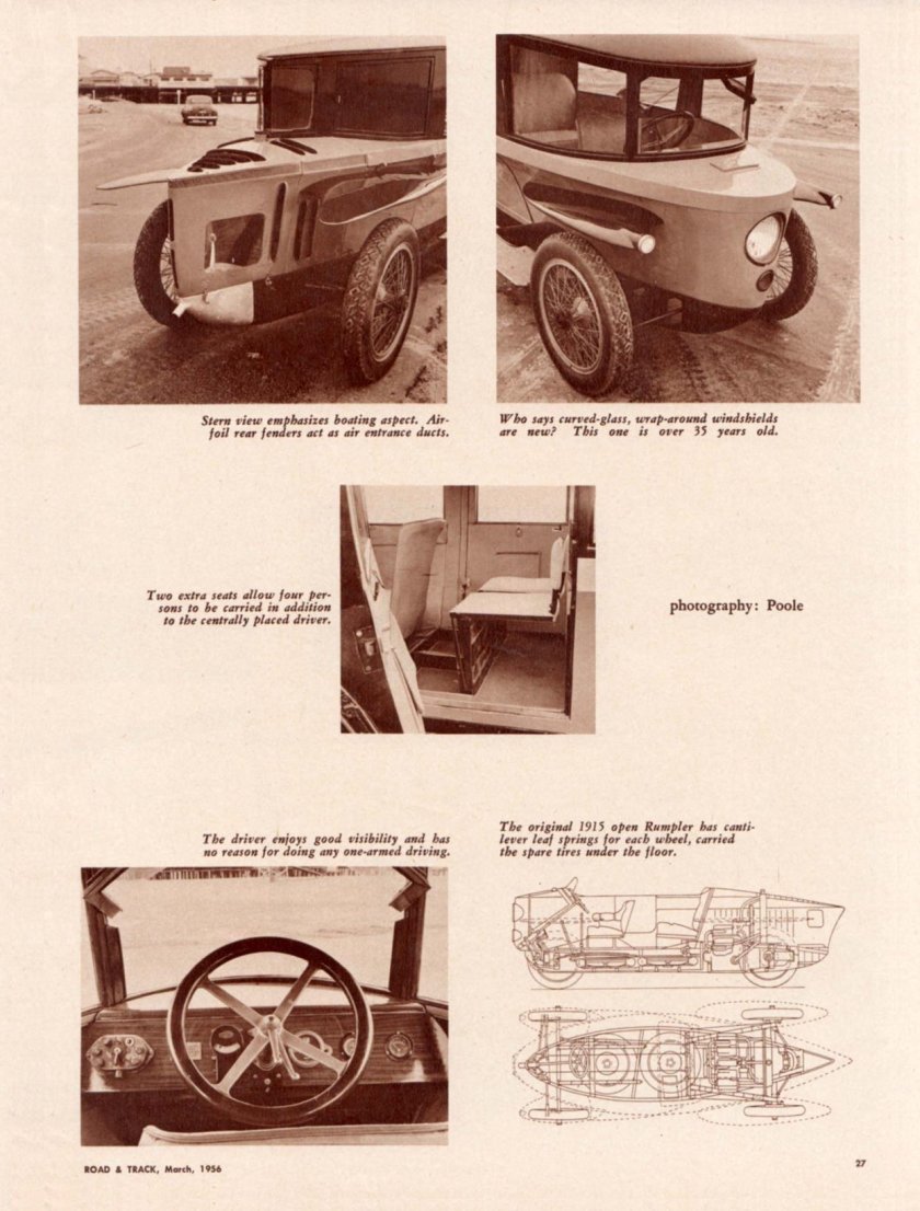 Rumpler Tropfenwagen чертежи