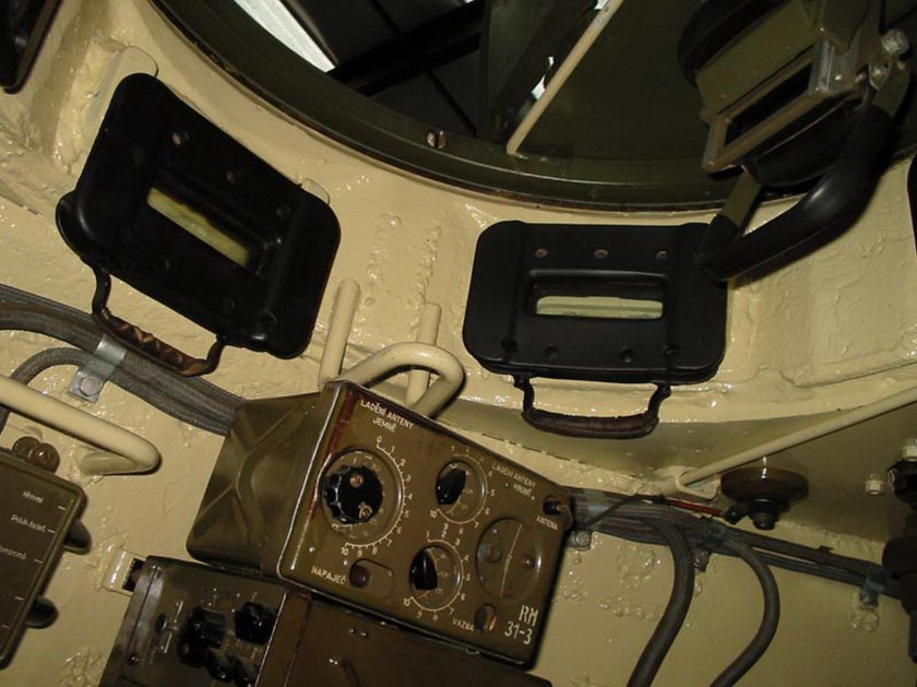 Т 34-85 внутри танка