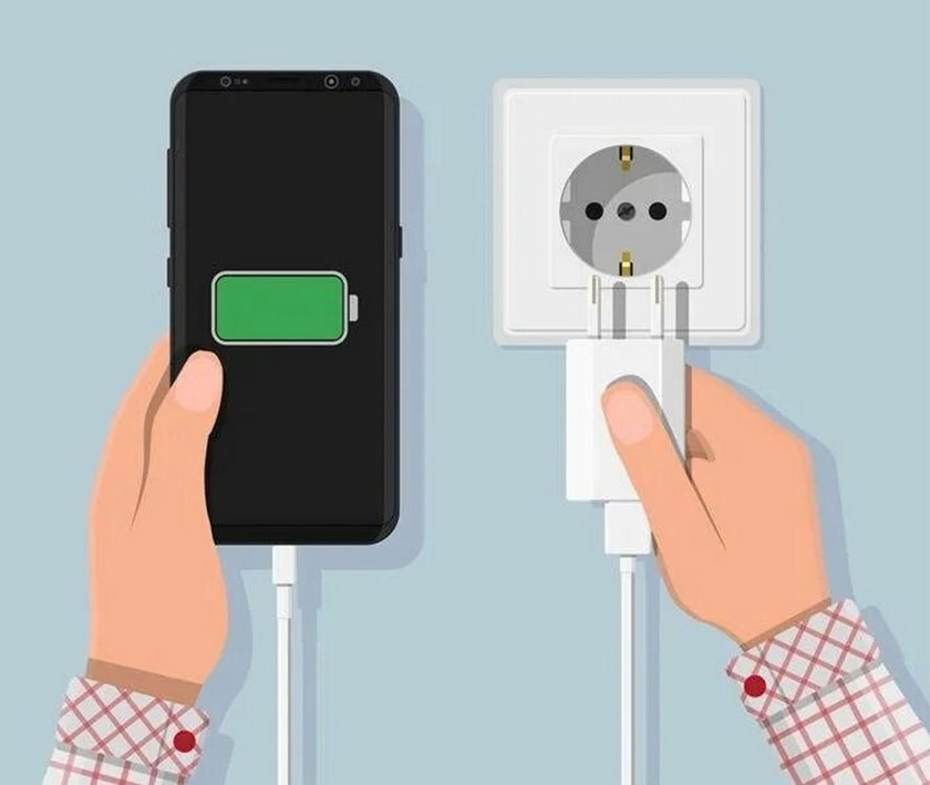 Зарядник в розетке