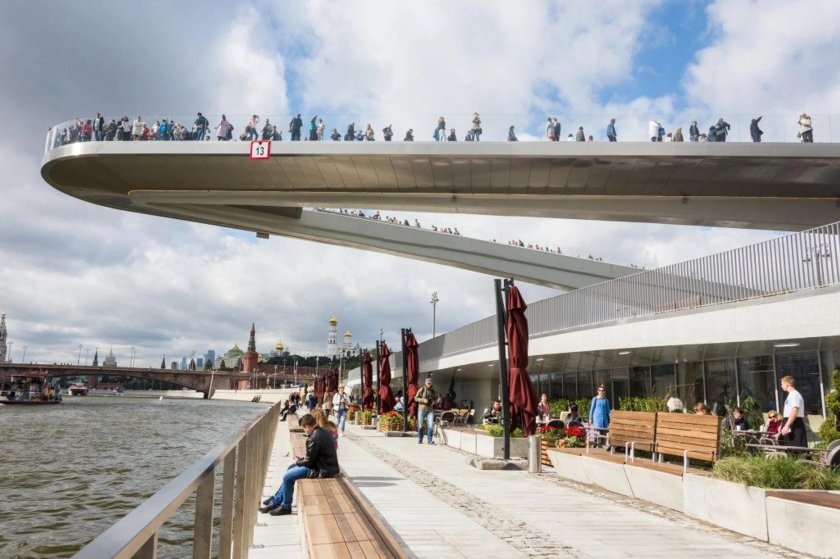 Парк Зарядье в Москве