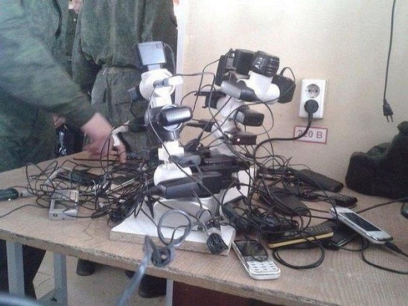 Зарядники в армии