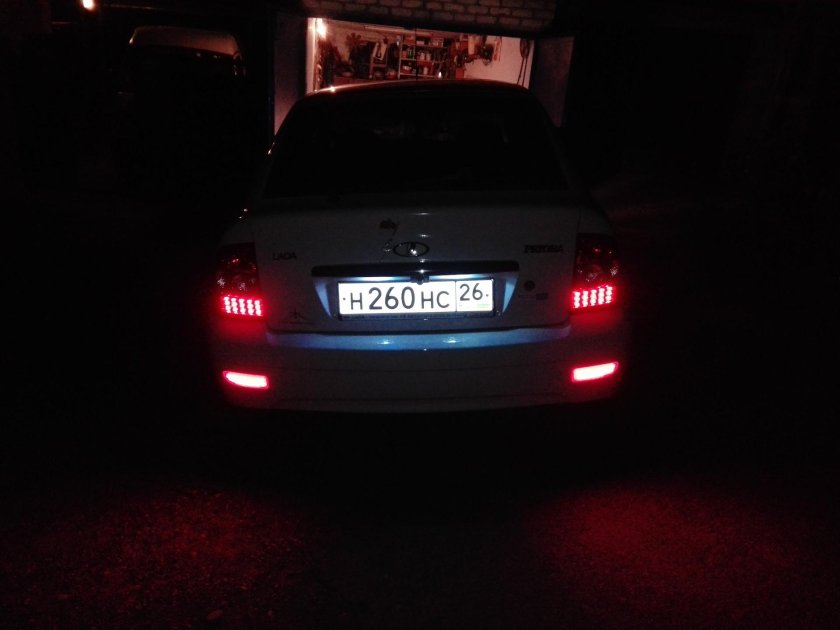 Задние фонари Приора 2 диодные