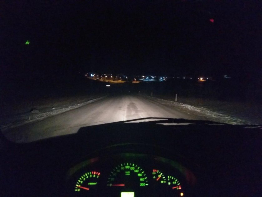 Ночные покатушки на машине