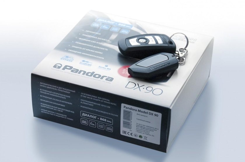 Сигнализация pandora DX 90