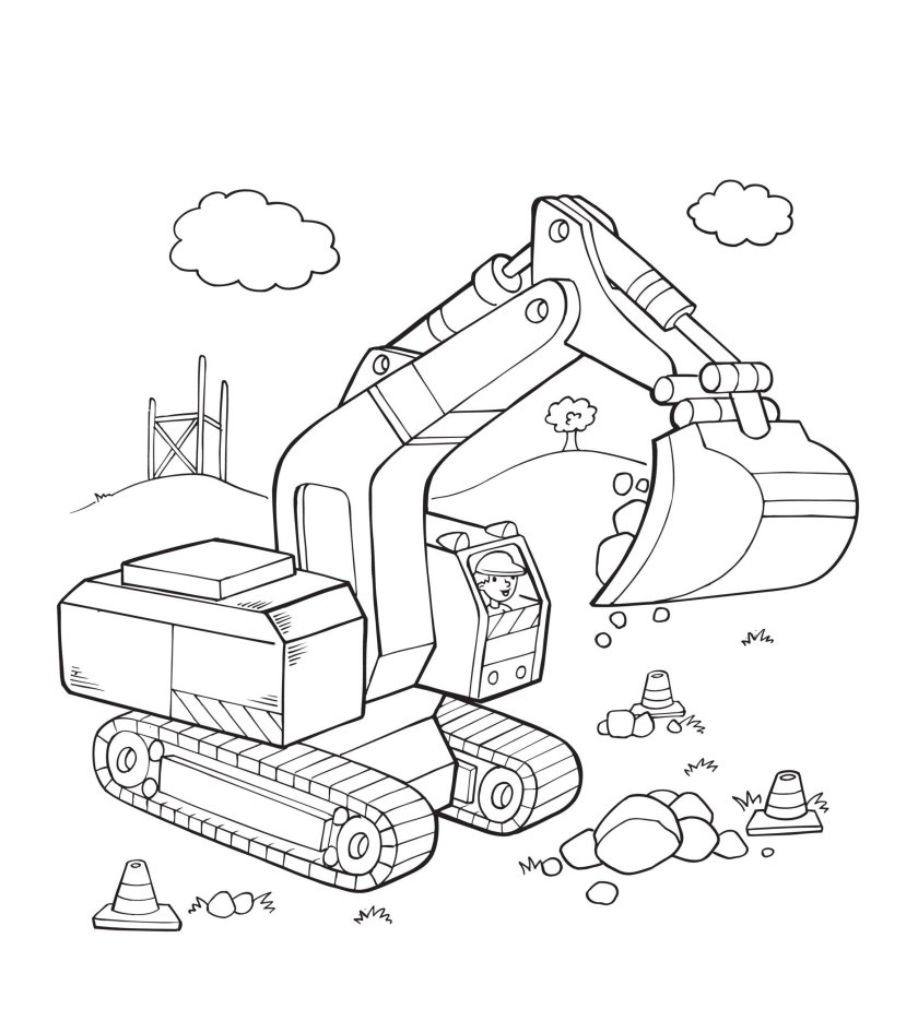 Комбайн картинка для детей