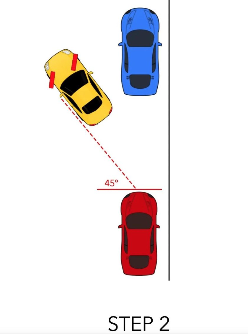 Параллельная парковка задним ходом