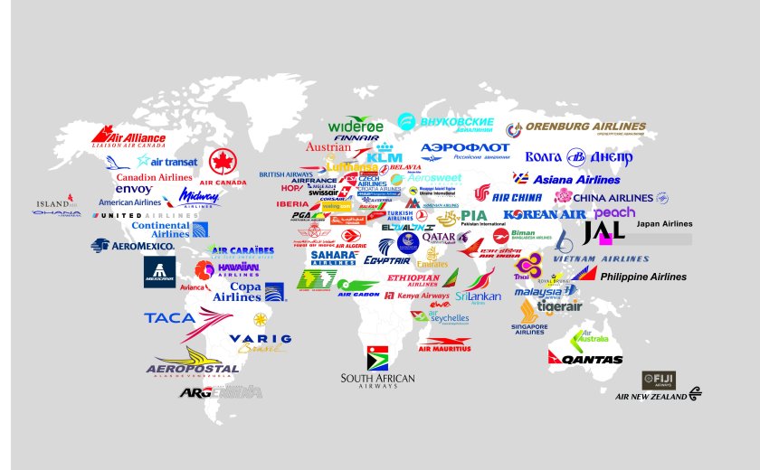 Логотипы авиакомпаний