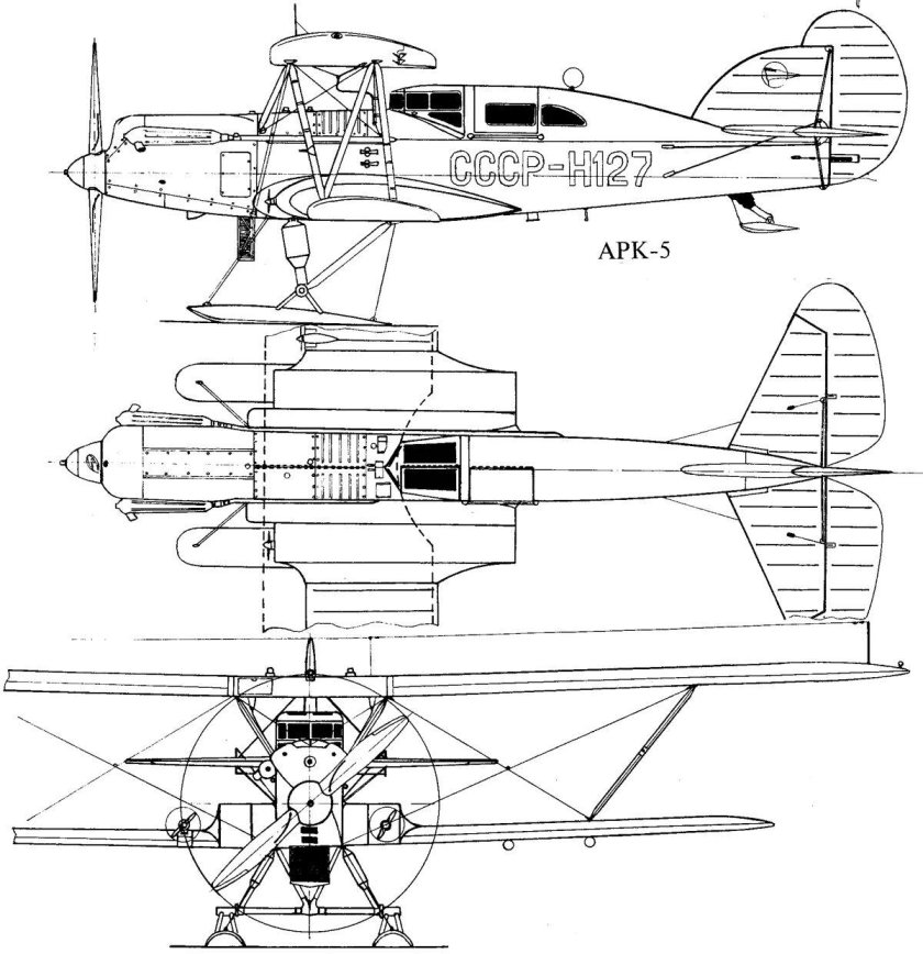 Р-5 самолёт чертежи