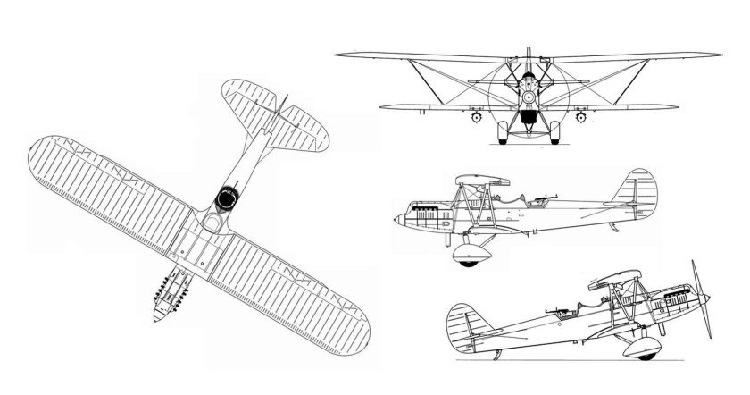 Р-5 самолёт чертежи