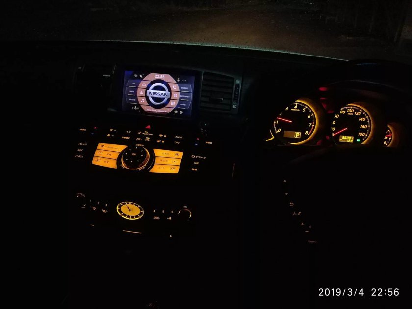 Android на Ниссан фуга