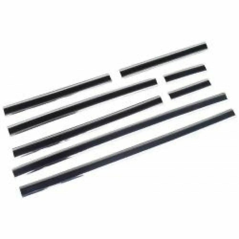 Молдинги дверей ГАЗ-3102, 2410, 31029 самоклеющиеся 'узкие' (к-т 8 шт.)