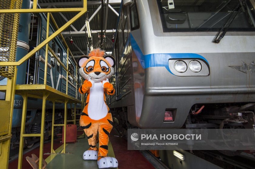 Полосатый экспресс метро