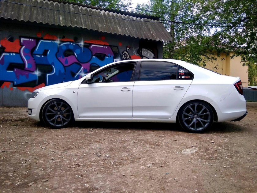 Шкода Рапид занижение -30