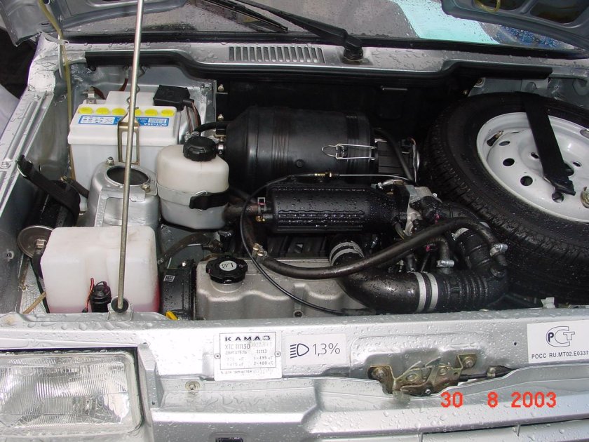 Ока 11116 под капотом