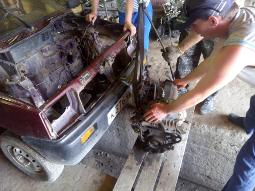 Свап ДВС В Ока