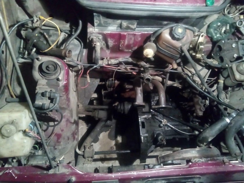 Крепление двигателя Ока