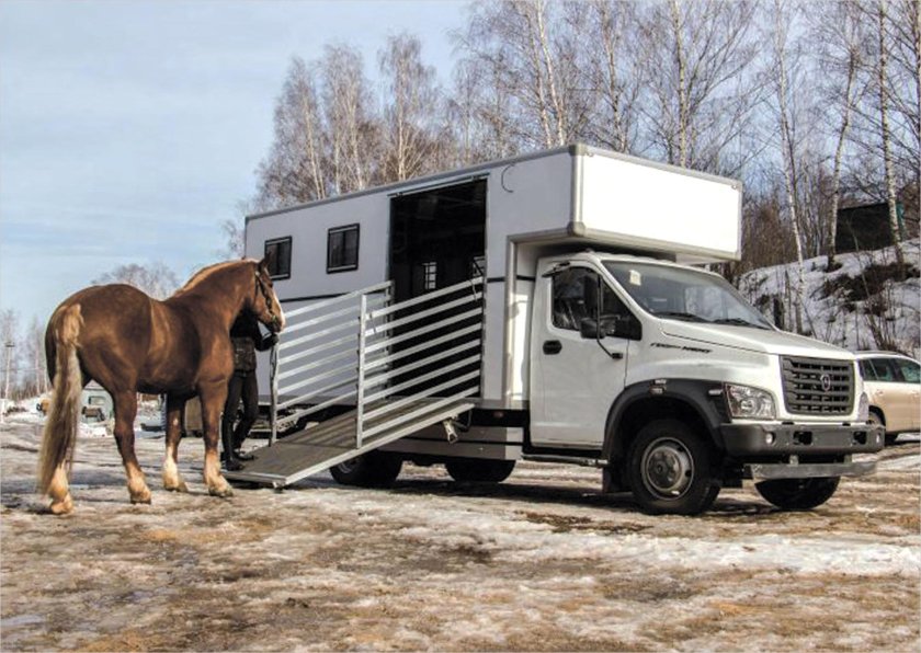 Газон Некст коневозка