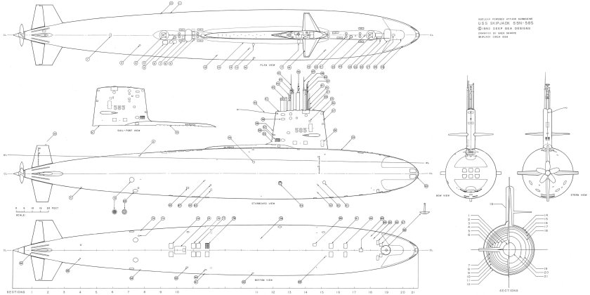 Сивулф подводная лодка схема