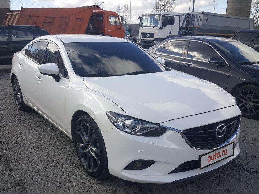 Мазда 6 белый перламутр