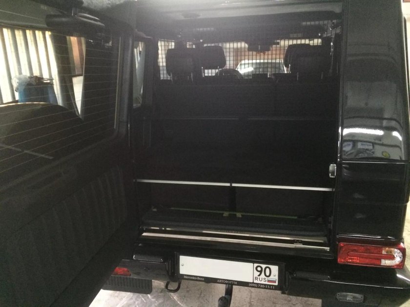 Накладки в багажник Гелендваген 2001